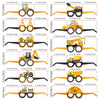 Birthday Cute Modern Style Excavator Paper Party Festival Glasses