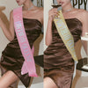 Birthday Decoration Glitter Cloth Belt With Hot Stamping