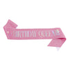 Birthday Decoration Glitter Cloth Belt With Hot Stamping