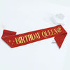 Birthday Decoration Glitter Cloth Belt With Hot Stamping