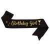Birthday Girl Dance Party Shoulder Strap Etiquette Belt Purple Glitter Simple Style