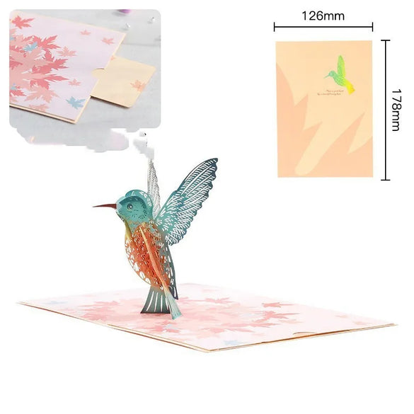 Birthday Greeting Card Music Light 3d 3d Cake Diy Handmade Gift High Sense Blessing Staff Card