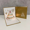 Birthday Greeting Card Music Light 3d 3d Cake Diy Handmade Gift High Sense Blessing Staff Card