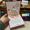 Birthday Greeting Card Music Light 3d 3d Cake Diy Handmade Gift High Sense Blessing Staff Card