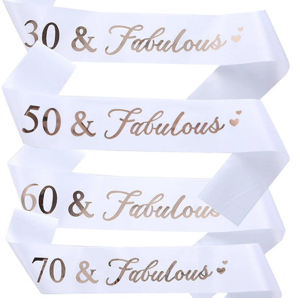 Birthday Ribbon Shoulder Strap Belt Sardine Material Printing Process