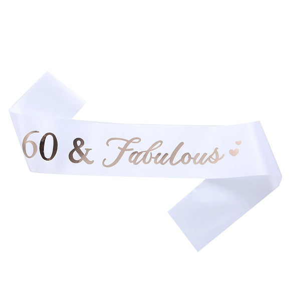 Birthday Ribbon Shoulder Strap Belt Sardine Material Printing Process