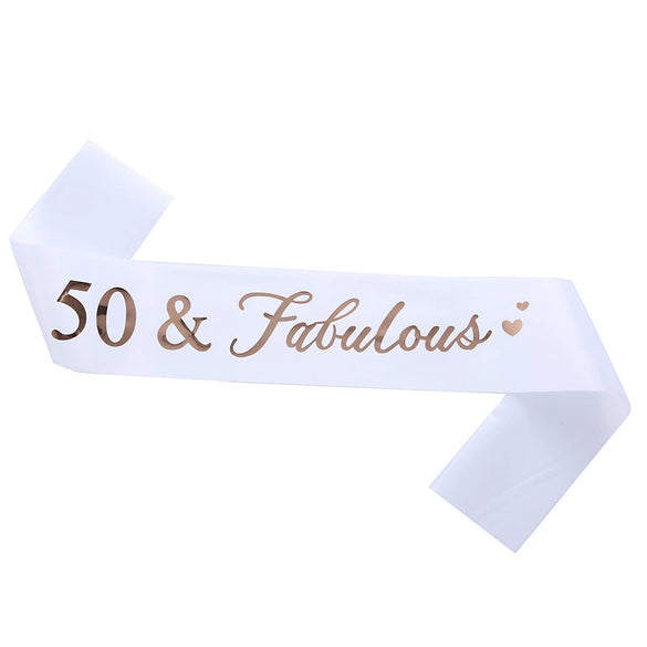 Birthday Ribbon Shoulder Strap Belt Sardine Material Printing Process