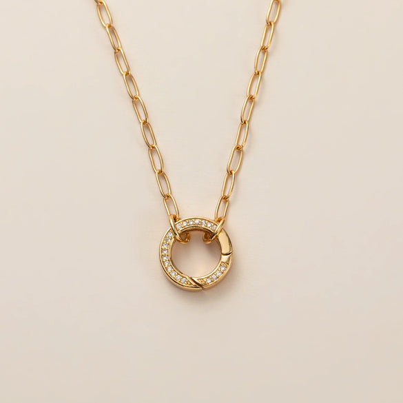 Birthstone Pendant Copper Geometric Electroplating