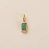 Birthstone Pendant Copper Geometric Electroplating