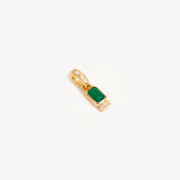 Birthstone Pendant Copper Geometric Electroplating