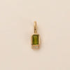 Birthstone Pendant Copper Geometric Electroplating