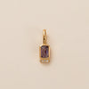 Birthstone Pendant Copper Geometric Electroplating
