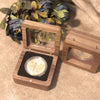 Black Walnut Collection Storage Box For Commemorative Coins Medals Badges And Banknotes Display Case Organizer Gift