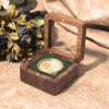 Black Walnut Collection Storage Box For Commemorative Coins Medals Badges And Banknotes Display Case Organizer Gift
