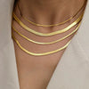 Blade Necklace With Plain Chain Pendant And Snake Bone Chain In Stainless Steel And Titanium Steel U Shape Electroplating Treatment Simple Fashion Accessories For Unisex
