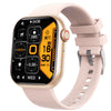 Blood Glucose And Oxygen Monitoring Bracelet With Bluetooth Call Siri Voice Assistant Silicone Wristband Rectangular Dial Sports Strap Style