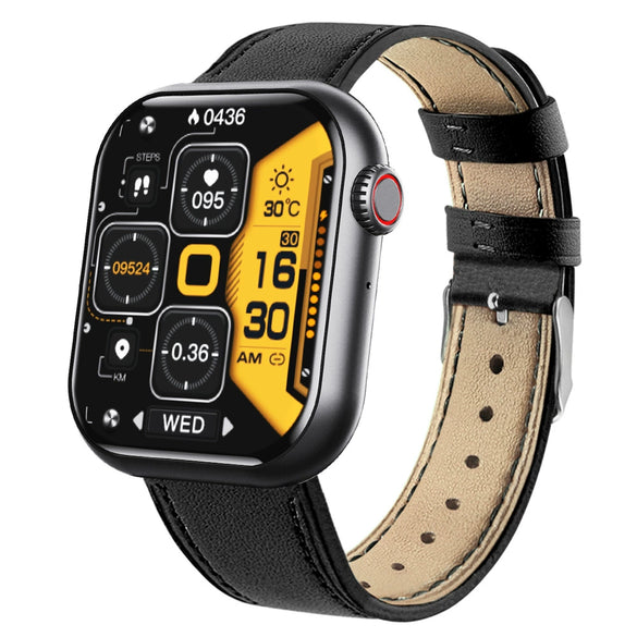 Blood Glucose And Oxygen Monitoring Bracelet With Bluetooth Call Siri Voice Assistant Silicone Wristband Rectangular Dial Sports Strap Style