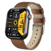 Blood Glucose And Oxygen Monitoring Bracelet With Bluetooth Call Siri Voice Assistant Silicone Wristband Rectangular Dial Sports Strap Style