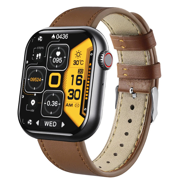 Blood Glucose And Oxygen Monitoring Bracelet With Bluetooth Call Siri Voice Assistant Silicone Wristband Rectangular Dial Sports Strap Style