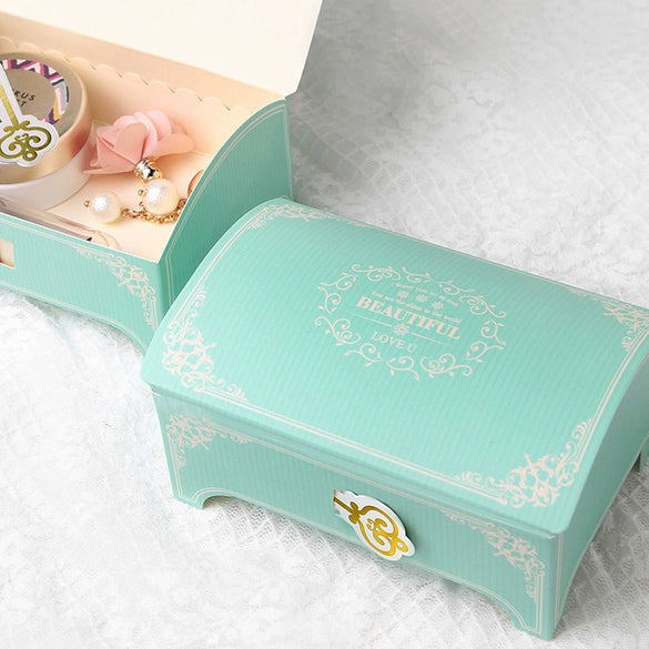 Blue Jewelry Packaging Gift Box Classical Highend Design