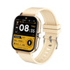 Bluetooth Calling Sports Smart Watch With Silicone Strap Square Ips Touch Screen Life Waterproof For Men Women Teens