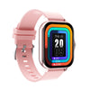 Bluetooth Calling Sports Smart Watch With Silicone Strap Square Ips Touch Screen Life Waterproof For Men Women Teens