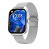 Bluetooth Calling Sports Smart Watch With Silicone Strap Square Ips Touch Screen Life Waterproof For Men Women Teens