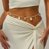 Body Chain Metal Imitation Pearl Conch Starfish Scallop Shell For Women