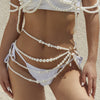 Body Chain Plastic Imitation Pearl Sweet Style For Women