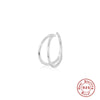 Body Piercing Cartilage Jewelry Nose Ring Ear Clip Earrings 925 Sterling Silver Geometric Style Real Gold Plated Environmental Protection Electroplated