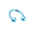 Body Piercing Jewelry Stainless Steel Geometric Cshaped Horseshoe Ring Electroplated