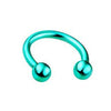 Body Piercing Jewelry Stainless Steel Geometric Cshaped Horseshoe Ring Electroplated