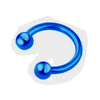 Body Piercing Jewelry Stainless Steel Geometric Cshaped Horseshoe Ring Electroplated