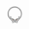 Body Piercing Jewelry Stainless Steel Heart Shape Electroplating Nipple Ring