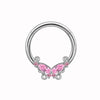 Body Piercing Jewelry Stainless Steel Heart Shape Electroplating Nipple Ring