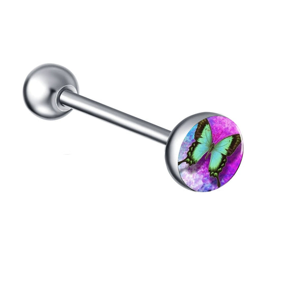 Body Piercing Jewelry Stainless Steel Mixed Color Insect Pattern Handmade