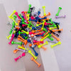 Body Piercing Jewelry Stainless Steel Multicolor Geometric Baked Paint Lip Ornaments