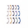 Body Piercing Jewelry Stainless Steel Spherical Geometric Electroplated Unisex