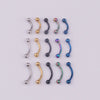 Body Piercing Jewelry Stainless Steel Spherical Geometric Electroplated Unisex