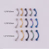 Body Piercing Jewelry Stainless Steel Spherical Geometric Electroplated Unisex