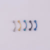 Body Piercing Jewelry Stainless Steel Spherical Geometric Electroplated Unisex