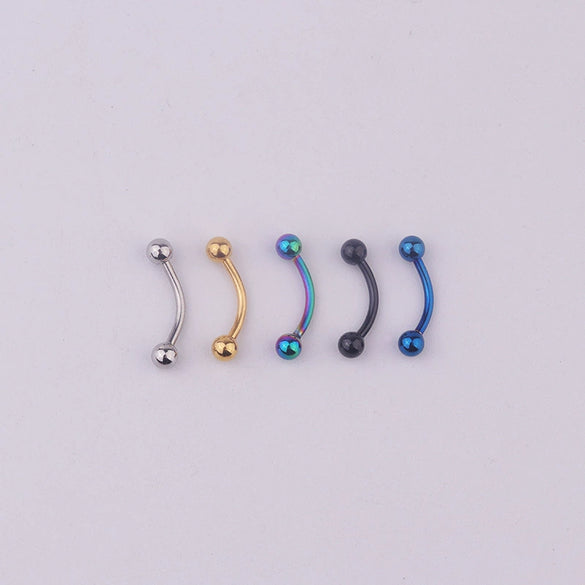 Body Piercing Jewelry Stainless Steel Spherical Geometric Electroplated Unisex