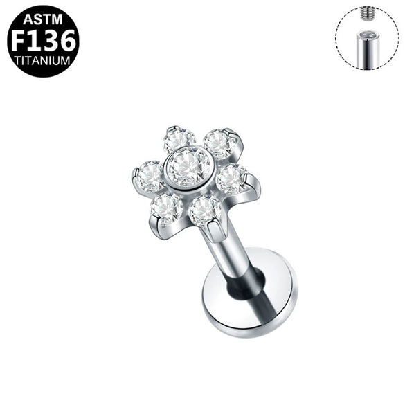 Body Piercing Jewelry Titanium Alloy Copper Stainless Steel Geometric Electroplating Unisex