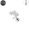 Body Piercing Jewelry Titanium Alloy Copper Stainless Steel Geometric Electroplating Unisex