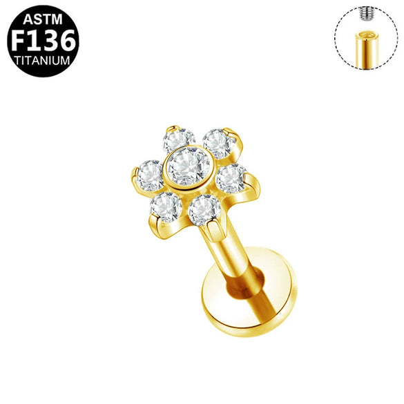 Body Piercing Jewelry Titanium Alloy Copper Stainless Steel Geometric Electroplating Unisex
