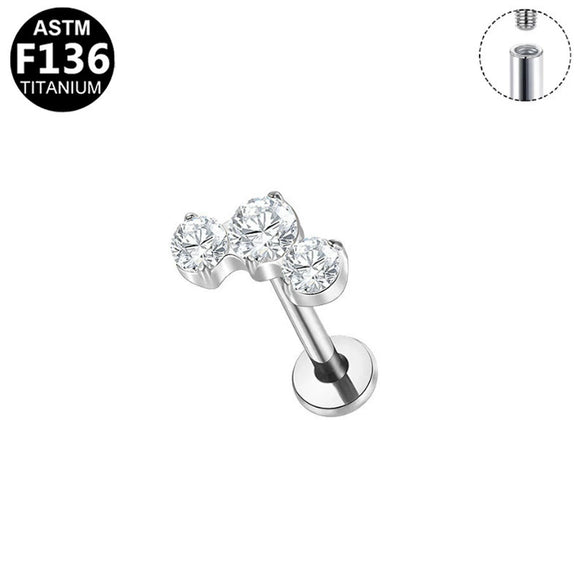 Body Piercing Jewelry Titanium Alloy Copper Stainless Steel Geometric Electroplating Unisex