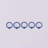 Body Piercing Jewelry Vacuum Plating Stainless Steel Geometric Ring Ear Nail Nose Nail