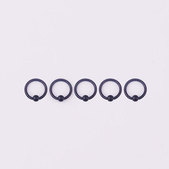 Body Piercing Jewelry Vacuum Plating Stainless Steel Geometric Ring Ear Nail Nose Nail