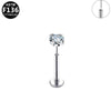 Body Piercing Lip Nail Ear Nail Pin Copper Stainless Steel Geometric Electroplating Unisex