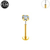 Body Piercing Lip Nail Ear Nail Pin Copper Stainless Steel Geometric Electroplating Unisex
